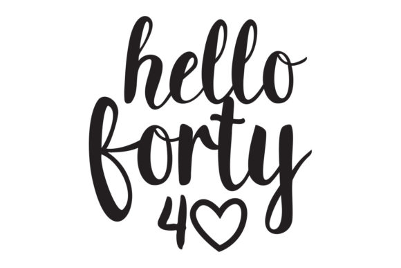 40 Forty Birthday Graphics for Local Business Branding