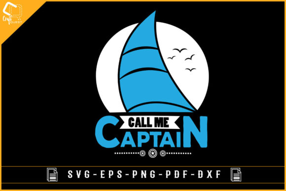 Call Me Captain Funny Sailing T-shirt Graphics for Crafts