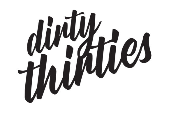 Dirty Thirty 30 Birthday Design