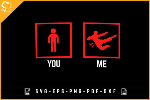 Fun Martial Arts Vector Graphics for Local Business Branding