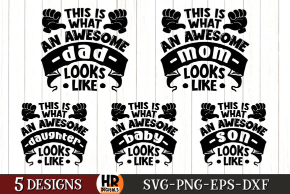 Funny Family Graphics for Crafts