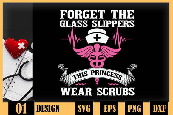Funny Nurse This Princess Wears Scrubs