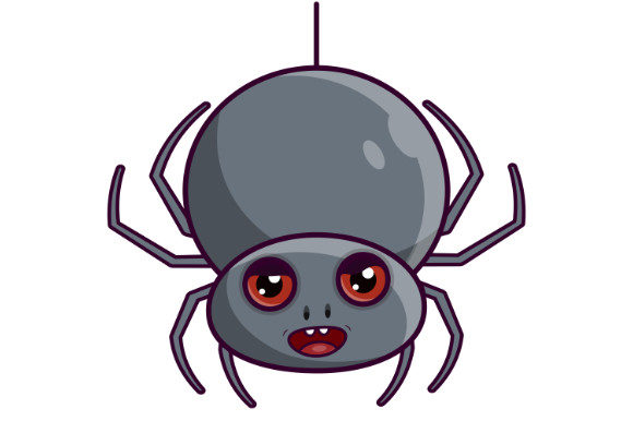 Monster Spider Graphic for Blog and Website Design